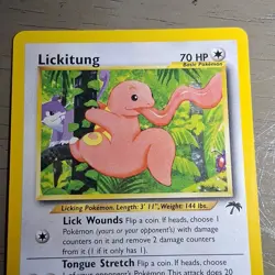 Pokemon Lickitung Southern Islands Rare 16/18 70 HP Basic Regular English Card - Image 1