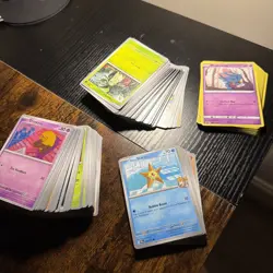 Pokemon Card Bulk Lot 151 And Mega Evolutions Holos And Base 250 Cards - Image 5