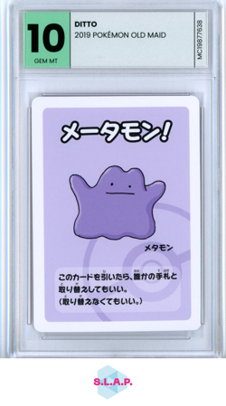 DITTO POKEMON OLD MAID 2019 MINT-CARDS GEM MT 10 - Image 1