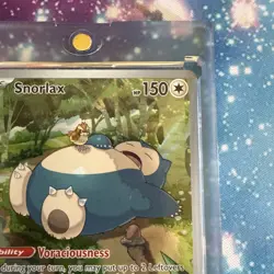Pokemon Snorlax 051 SV Promo Holo English Scarlet & Violet 151 Card **M / NM** - Image 3