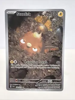 Stunfisk 202/191 Holo Illustration Rare Surging Sparks Pokemon Card - Image 1