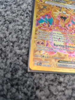 Charizard EX 228/197 SV3 Obsidian Flames Gold Hyper Rare Pokemon Card TCG - Image 5