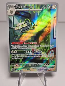 Ferrothorn 209/182 Holo Illustration Rare Paradox Rift Pokemon Card - Image 1