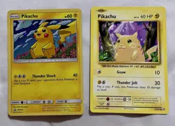 Pokemon TCG Pikachu 2-Card Lot SM206 Promo + 35/108 Evolutions English - Image 3
