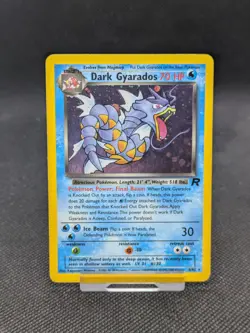 Pokemon Dark Gyarados Holo Card Team Rocket 8/82 WOTC LP/Played - Image 1
