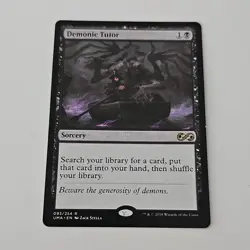 Wizards of the Coast Demonic Tutor Ultimate Masters Rare Black 93 English 2018 - Image 1