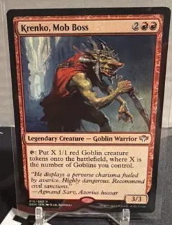 Magic MTG - Krenko, Mob Boss Duel Decks: Speed vs. Cunning DDN Rare - Image 1