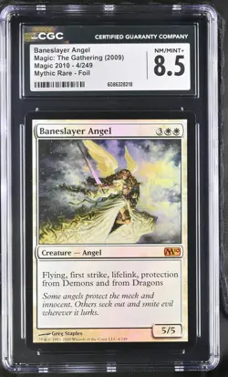 BANESLAYER ANGEL 2010 Core Set Foil Mythic CGC 8.5 MTG [Nostalgium] - Image 1