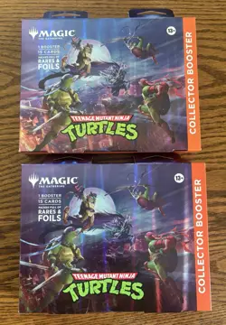 🐢 MTG TMNT Collector Booster Lot x2 Sealed Teenage Mutant Ninja Turtles 🐢 - Image 1