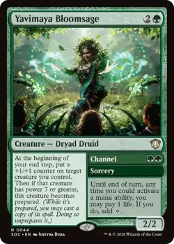 MTG Yavimaya Bloomsage, NM-Mint, English Commander: Secrets of Strixhaven - Image 1