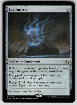 Leyline Axe Normal R Foundations 129 NM - Image 1