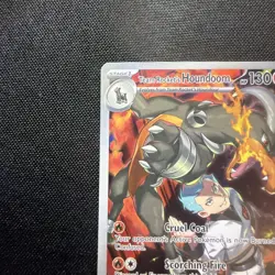 Team Rockets Houndoom Illustration Rare Pokemon Destined Rivals Card 191/182 - Image 2