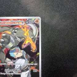 Team Rockets Houndoom Illustration Rare Pokemon Destined Rivals Card 191/182 - Image 3