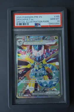 Pokemon Sv Prismatic Evolutions Dragapult ex 165/131 SIR Holo PSA 10 EN 2025 - Image 1
