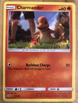 Charmander 4/18 NM Near Mint Detective Pikachu Holofoil Holo Pokemon Card - Image 1