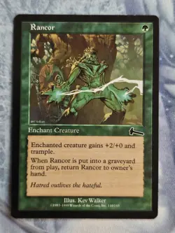 Rancor x 4 - Urza's Legacy - Magic the Gathering - MTG - Light Play - Image 2