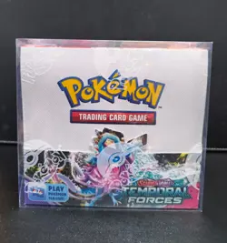 Pokemon Temporal Forces Booster Box 36 packs, New and Sealed W/Protector Mint - Image 1