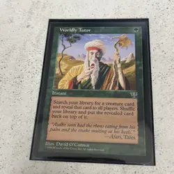 MTG - Worldly Tutor Mirage, NM - Image 1