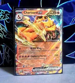 Pokemon TCG Charizard EX 006/165 Sv: Scarlet & Violet 151 Holo - Image 1