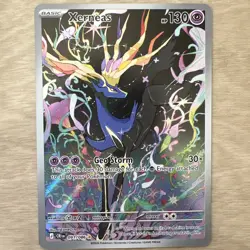 Pokemon TCG Xerneas Illustration Rare Full Art Holo 091/086 Chaos Rising NM - Image 1