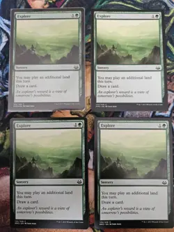 MTG - Explore - Modern Masters 2017 - NM x4 (playset) - Image 1