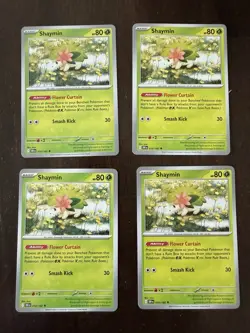 Pokemon TCG 4x Shaymin 010/182 Destined Rivals Playset NM x4 - Image 1