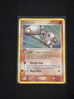 Hitmonlee - 25/115 - Rare - Reverse Holo HP, English Pokemon EX Unseen Forces - Image 1
