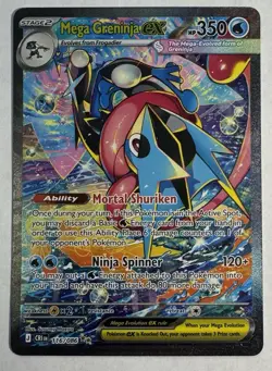 Mega Greninja ex SIR 116/086 Chaos Rising Special Illustration Rare Pokemon TCG - Image 1