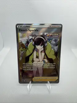 Pokemon TCG Elsa's Sparkle Full Art Crown Zenith Ultra Rare - Image 1