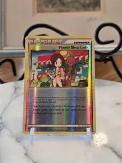 Pokemon TCG Flower Shop Lady 74/90 Undaunted Reverse Holo LP - Image 1