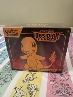 Obsidian Flames ETB - Sealed Elite Trainer Box w/ Protective Box Pokemon TCG S&V - Image 1
