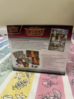 Obsidian Flames ETB - Sealed Elite Trainer Box w/ Protective Box Pokemon TCG S&V - Image 3