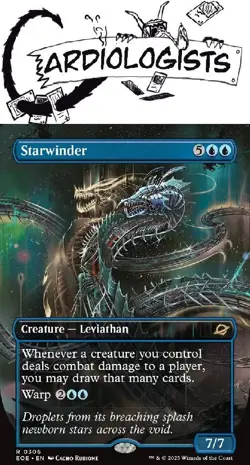 Starwinder 0306 Borderless | Magic the Gathering | Edge of Eternity | Rare | NM - Image 1