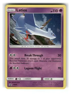Latios - SM88 Holo Promo Sun & Moon Promo Pokemon Lightly Played - Image 1