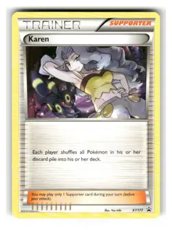 Karen XY177 Promo XY Promo Pokemon Lightly Played - Image 1