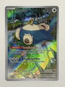 Pokemon TCG Snorlax 51/ SV Black Star Promos Near Mint Condition - Image 1
