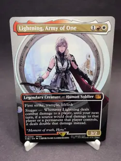 Lightning, Army of One (Borderless) (0320) Final Fantasy Regular - Image 1