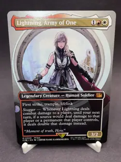 Lightning, Army of One (Borderless) (0320) Final Fantasy Regular - Image 2