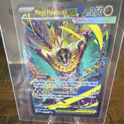 Pokemon Mega Hawlucha EX BREAKpoint 283/217 Secret Rare Full Art Holo (English) - Image 1