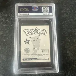 Poliwhirl Prism - #S12 Pokemon Merlin Sticker 1999 - PSA 7 Near Mint - Image 2