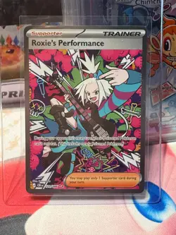 Roxie's Performance 121/086 Pokemon Chaos Rising SIR - NM- IN HAND- SHIP ASAP - Image 1