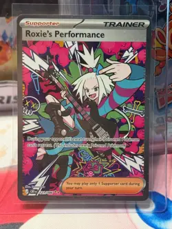 Roxie's Performance 121/086 Pokemon Chaos Rising SIR - NM- IN HAND- SHIP ASAP - Image 3