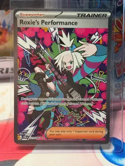 Roxie's Performance 121/086 Pokemon Chaos Rising SIR - NM- IN HAND- SHIP ASAP - Image 4