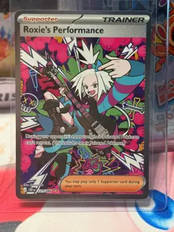 Roxie's Performance 121/086 Pokemon Chaos Rising SIR - NM- IN HAND- SHIP ASAP - Image 5