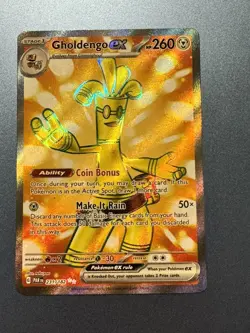 Pokemon TCG Gholdengo ex 231/182 Hyper Rare Paradox Rift Near Mint NM - Image 1