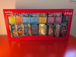 Pokemon TCG Costco Prismatic Evolutions 8-Pack Mini Tins - Image 1