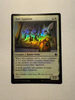 Hare Apparent (Foil) - Foundations (FDN) #15 - Image 1