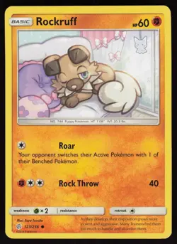 ROCKRUFF 123/236 COMMON COSMIC ECLIPSE POKEMON NM/M - Image 1