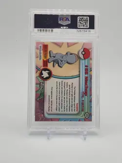 MACHOP 2000 TOPPS CHROME POKEMON T.V. #66 PSA 9 - Image 2