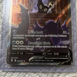 Pokemon Umbreon V Alternate Full Art Single Strike Holo 189/203 Evolving Skies - Image 2